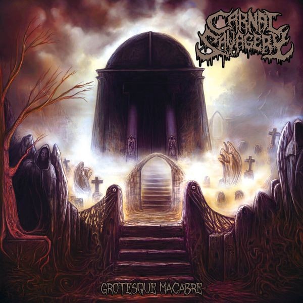 Carnal Savagery - GROTESQUE MACABRE i gruppen CD / Hårdrock/ Heavy metal hos Bengans Skivbutik AB (4312386)
