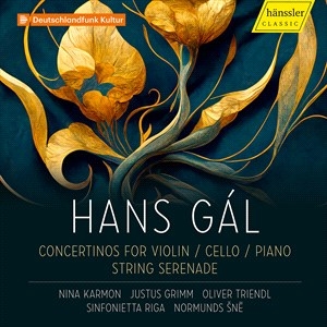 Gal Hans - Concertinos For Violin, Cello, Pian i gruppen Externt_Lager / Naxoslager hos Bengans Skivbutik AB (4312415)