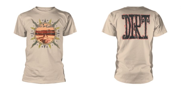 Alice In Chains - T/S Vintage Dirt Sun (Xl) i gruppen MERCHANDISE / T-shirt / Hårdrock hos Bengans Skivbutik AB (4313169)