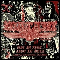 Watain - Die In Fire - Live In Hell (25th Anniversary Color 2LP) i gruppen VINYL / Hårdrock hos Bengans Skivbutik AB (4314364)