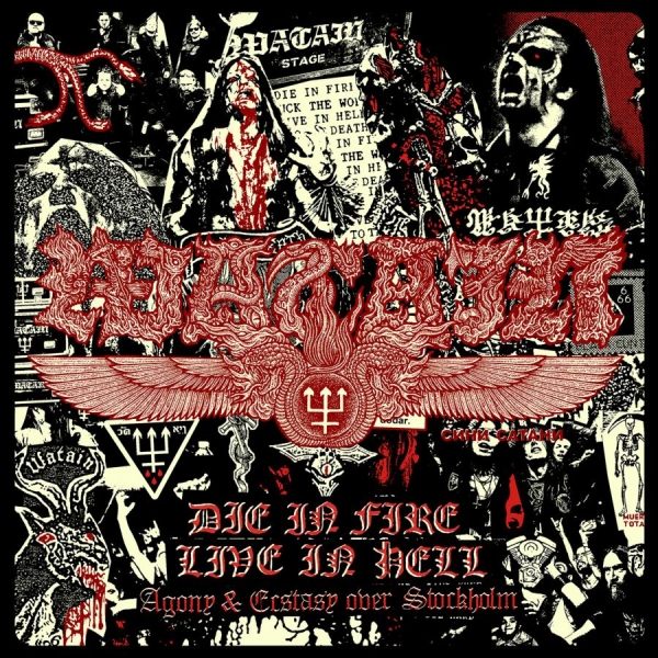 Watain - Die In Fire - Live In Hell i gruppen CD / Hårdrock/ Heavy metal hos Bengans Skivbutik AB (4314368)