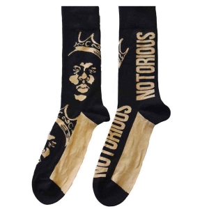 Biggie Smalls - Gold Crown Uni Bl Socks (Eu 40-45) i gruppen MERCHANDISE /  /  hos Bengans Skivbutik AB (4314439)