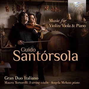 Santorsola Guido - Music For Violin/Viola & Piano i gruppen Externt_Lager / Naxoslager hos Bengans Skivbutik AB (4314584)