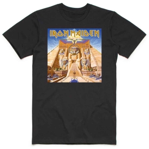 Iron Maiden - Powerslave Album Cover Box Uni Bl i gruppen MERCHANDISE / T-shirt / Hårdrock hos Bengans Skivbutik AB (4318987r)