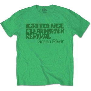 Creedence Clearwater Revival - Green River Uni Green    i gruppen MERCH / T-Shirt / Rockoff_Nya April24 hos Bengans Skivbutik AB (4320798r)