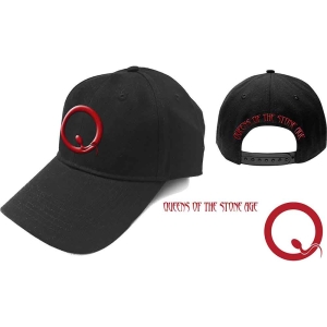 Queens Of The Stone Age - Q Logo Bl Baseball C i gruppen MERCHANDISE / Keps / Pop-Rock hos Bengans Skivbutik AB (4321908)