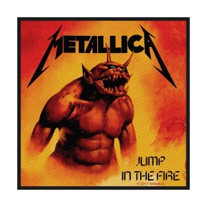 Metallica - Jump In The Fire Standard Patch i gruppen MERCHANDISE / Merch / Hårdrock hos Bengans Skivbutik AB (4324167)