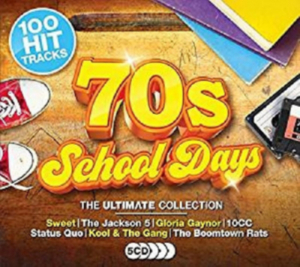 Various artists - 70s School Days (5CD) i gruppen CD / Pop hos Bengans Skivbutik AB (4324554)