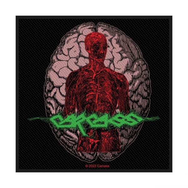 Carcass - Patch - Cabeza i gruppen MERCH / Accessoarer / Tygmärken hos Bengans Skivbutik AB (4359316)