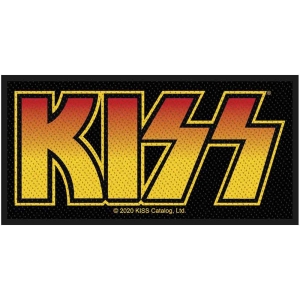 Kiss - Logo Standard Patch i gruppen MERCHANDISE / Merch / Hårdrock hos Bengans Skivbutik AB (4359319)