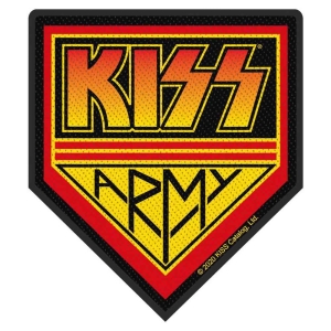 Kiss - Kiss Army Standard Patch i gruppen MERCHANDISE / Merch / Hårdrock hos Bengans Skivbutik AB (4359321)