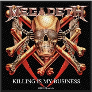 Megadeth - Killing Is My Business Standard Patch i gruppen MERCHANDISE / Tygmärke / Hårdrock hos Bengans Skivbutik AB (4359322)