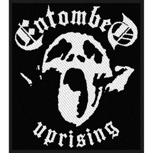 Entombed - Uprising Standard Patch i gruppen MERCHANDISE / Tygmärke / Hårdrock hos Bengans Skivbutik AB (4359323)