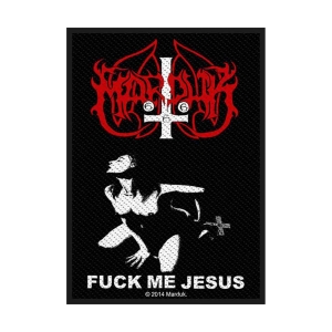 Marduk - Fuck Me Jesus Standard Patch i gruppen MERCHANDISE / Tygmärke / Hårdrock hos Bengans Skivbutik AB (4359360)