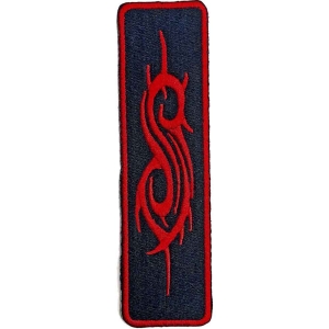 Slipknot - Red Tribal Sigil Woven Patch i gruppen MERCHANDISE / Tygmärke / Hårdrock hos Bengans Skivbutik AB (4359369)