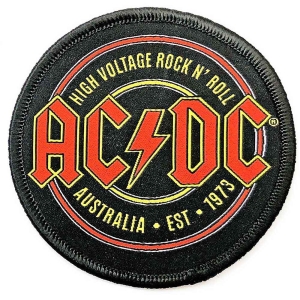Ac/Dc - Est. 1973 Printed Patch i gruppen MERCHANDISE / Tygmärke / Hårdrock hos Bengans Skivbutik AB (4359374)