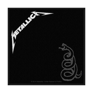 Metallica - Black Album 2014 Standard Patch i gruppen MERCHANDISE / Merch / Hårdrock hos Bengans Skivbutik AB (4359381)
