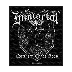 Immortal - Northern Chaos Gods Standard Patch i gruppen MERCHANDISE / Accessoarer / Hårdrock hos Bengans Skivbutik AB (4359408)