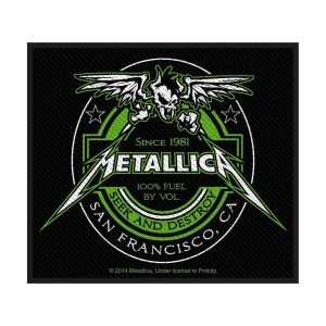 Metallica - Beer Label Standard Patch i gruppen ÖVRIGT / Merchandise hos Bengans Skivbutik AB (4359410)