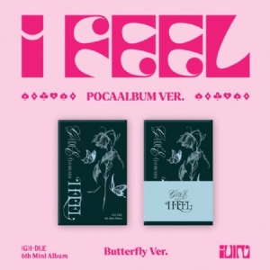 (G)I-DLE - 6th Mini Album (I feel) PocaAlbum Ver. (Butterfly Ver.) (NO CD, ONLY DIGITAL COD i gruppen CD / K-Pop hos Bengans Skivbutik AB (4359440)