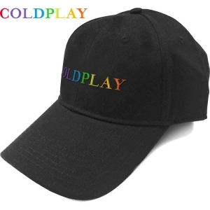 Coldplay - Rainbow Logo Bl Baseball C i gruppen MERCHANDISE / Accessoarer / Pop-Rock hos Bengans Skivbutik AB (4366609)