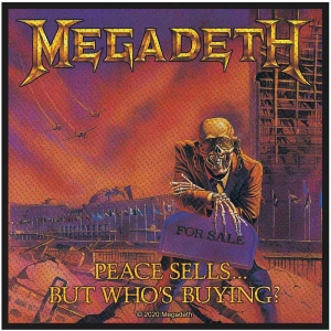Megadeth - Peace Sells Standard Patch i gruppen MERCHANDISE / Tygmärke / Hårdrock hos Bengans Skivbutik AB (4379240)