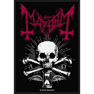 Mayhem - Alpha Omega Daemon Standard Patch i gruppen MERCHANDISE / Tygmärke / Hårdrock hos Bengans Skivbutik AB (4379248)