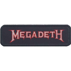 Megadeth - Logo Outline Printed Patch i gruppen MERCHANDISE / Merch / Hårdrock hos Bengans Skivbutik AB (4379815)