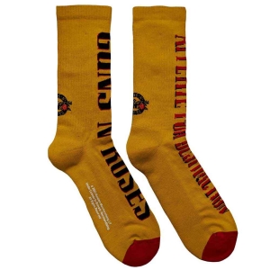 Guns N Roses - Appetite For Destr Yell Socks (Eu 40-45) i gruppen MERCHANDISE / Strumpor / Hårdrock hos Bengans Skivbutik AB (4395731)