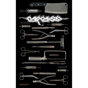 Carcass - Tools Textile Poster i gruppen MERCHANDISE / Merch / Hårdrock hos Bengans Skivbutik AB (4398188)