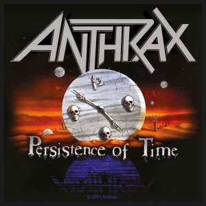 Anthrax - Persistence Of Time Standard Patch i gruppen MERCHANDISE / Merch / Hårdrock hos Bengans Skivbutik AB (4398199)