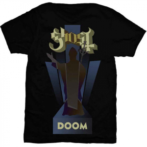 Ghost - Ghost Unisex T-Shirt: Doom (black) i gruppen ÖVRIGT / Övrigt / aub hos Bengans Skivbutik AB (4398251)
