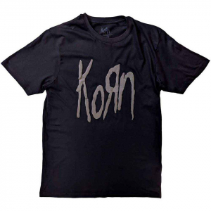 Korn - Korn Unisex Hi-Build T-Shirt: Log -   i gruppen ÖVRIGT / Övrigt / aub hos Bengans Skivbutik AB (4399006)
