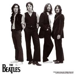 The Beatles - Beatles On White Photo Individual Cork C i gruppen MERCHANDISE / Merch / Pop-Rock hos Bengans Skivbutik AB (4400349)