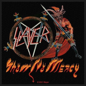 Slayer - Show No Mercy Standard Patch i gruppen MERCHANDISE / Tygmärke / Hårdrock hos Bengans Skivbutik AB (4400364)