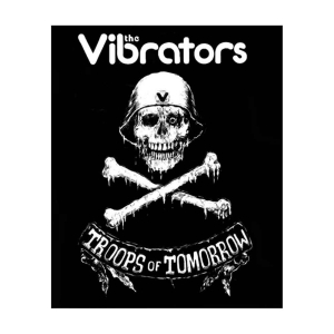 Vibrators - Troops Of Tomorrow Standard Patch i gruppen MERCHANDISE / Merch / Punk hos Bengans Skivbutik AB (4400374)