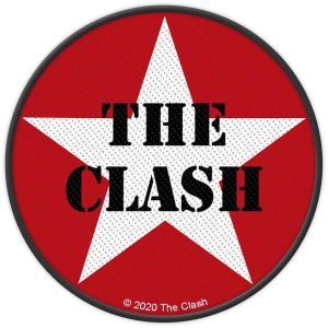 The Clash - Military Logo Standard Patch i gruppen MERCHANDISE / Merch / Punk hos Bengans Skivbutik AB (4400377)