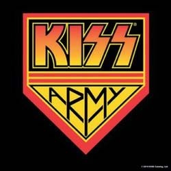 Kiss - Army Pennant Individual Cork Coaster i gruppen MERCHANDISE / Merch / Hårdrock hos Bengans Skivbutik AB (4400408)