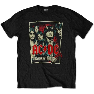 Ac/Dc - Highway To Hell Sketch Uni Bl   (XL) i gruppen ÖVRIGT / Merchandise hos Bengans Skivbutik AB (4400416)