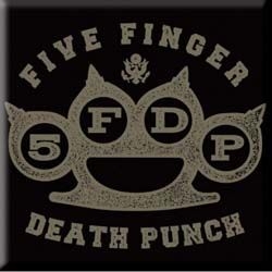 Five Finger Death Punch - Fridge Magnet: Brass Knuckle i gruppen MERCHANDISE / Magnet / Hårdrock hos Bengans Skivbutik AB (4400474)