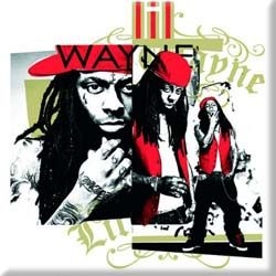 Lil Wayne - Fridge Magnet: Red Cap Montage i gruppen CDON - Exporterade Artiklar_Manuellt / Merch_CDON_exporterade hos Bengans Skivbutik AB (4400484)