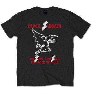 Black Sabbath - Unisex T-Shirt: Sold our Soul (Small) i gruppen ÖVRIGT / BW-T-shirts hos Bengans Skivbutik AB (4400486)
