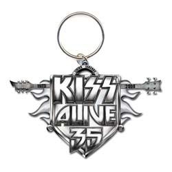 KISS - Keychain: Alive 35 Tour (Die-cast Relief i gruppen MERCHANDISE / Nyckelring / Hårdrock hos Bengans Skivbutik AB (4400503)