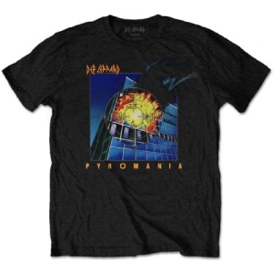 Def Leppard - Unisex T-Shirt: Pyromania (Small) i gruppen Minishops / Def Leppard hos Bengans Skivbutik AB (4400507)