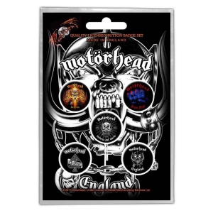 Motorhead - England Button Badge Pack i gruppen MERCHANDISE / Merch / Hårdrock hos Bengans Skivbutik AB (4400508)