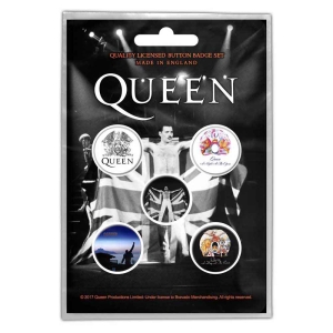 Queen - Freddie Button Badge Pack i gruppen MERCHANDISE / Pin-Button Badge / Pop-Rock hos Bengans Skivbutik AB (4400510)