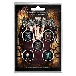 Cradle Of Filth - Button Badge Pack: Albums (Retail Pack) i gruppen Minishops / Cradle Of Filth hos Bengans Skivbutik AB (4400528)