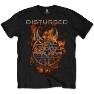 Disturbed - Unisex T-Shirt: Burning Belief (XX-Large i gruppen ÖVRIGT / BW-T-shirts hos Bengans Skivbutik AB (4400529)