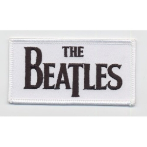 The Beatles - Drop T Logo Standard Patch i gruppen MERCHANDISE / Tygmärke / Pop-Rock hos Bengans Skivbutik AB (4400542)