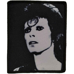 David Bowie - Black & White Printed Patch i gruppen MERCHANDISE / Merch / Pop-Rock hos Bengans Skivbutik AB (4400561)